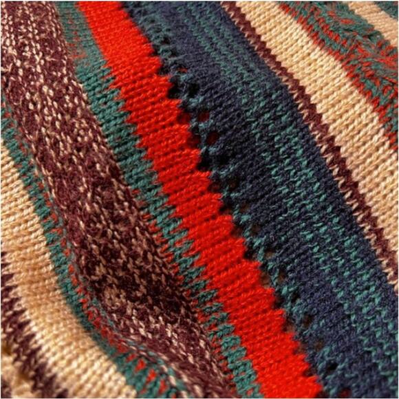 Full Tilt Open Poncho in Multi-color Women's Size Small - Picture 4 of 4